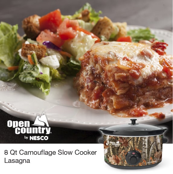 8 QT Camouflage Slow Cooker