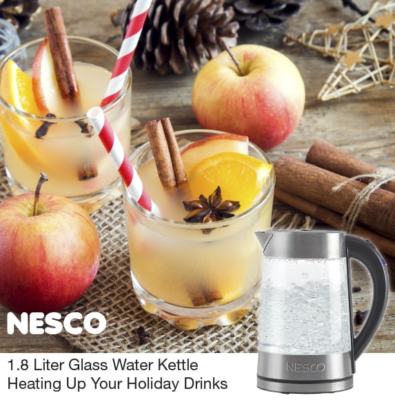 Glass Hot Water Kettle by NESCO