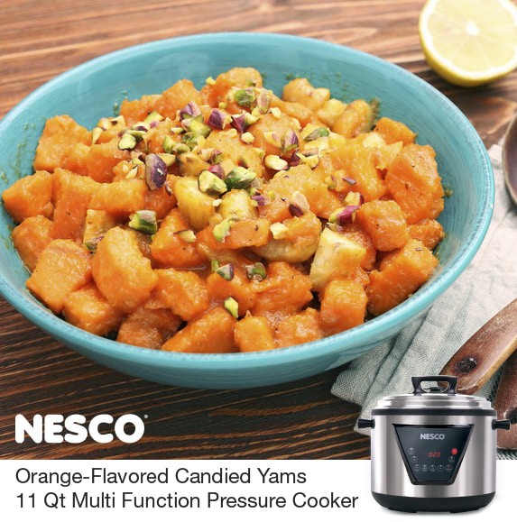 Orange-Flavored Candied Yam In Pressure Cooker