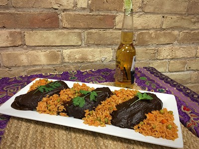 Chicken Mole And Mexican Rice