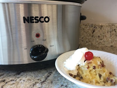 Slow Cooker Pineapple Coconut Cake