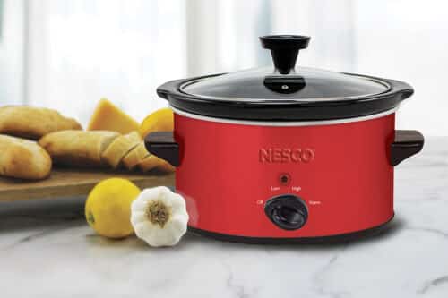 1.5 Quart Red Slow Cooker Lifestyle