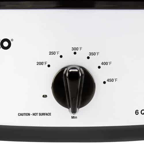 6 Qt. Ivory Roaster with Porcelain Cookwell