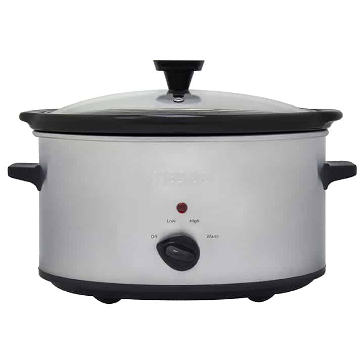 Crock-Pot 4-Quart Stainless Steel Oval Slow Cooker in the Slow Cookers  department at