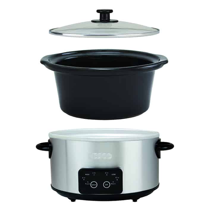 4 Qt. Digital Stainless Steel Slow Cooker