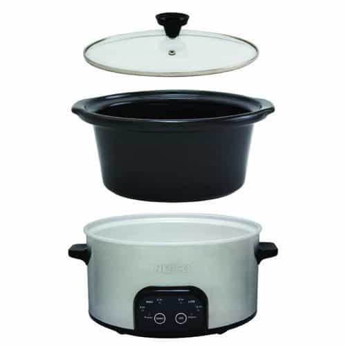 6 Qt. Digital Stainless Steel Slow Cooker