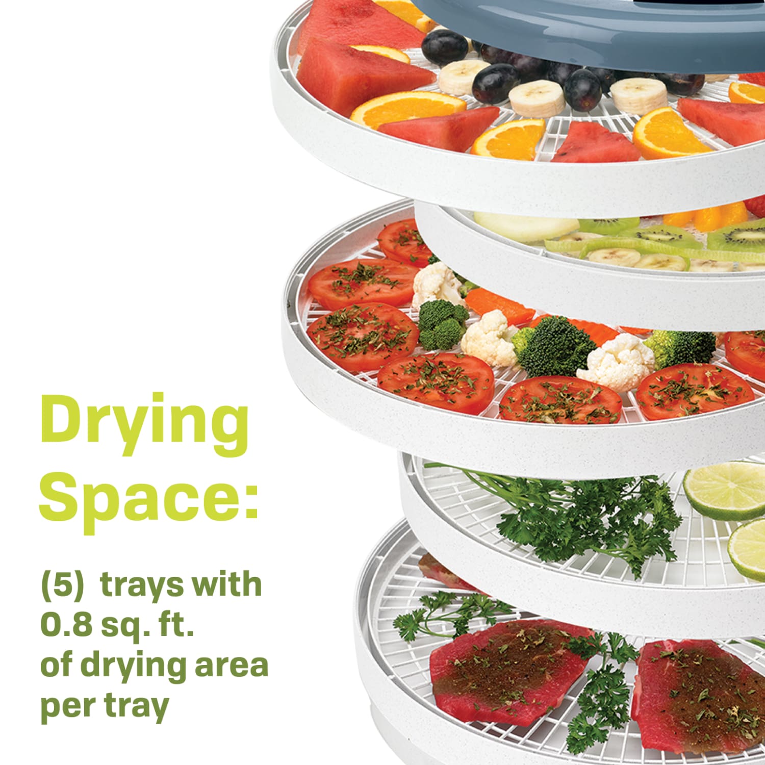 5 Tray Food & Jerky Dehydrator FD-75PR - Image 6
