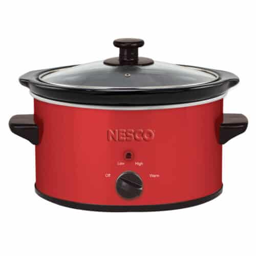 6 Qt. Analog Metallic Red Slow Cooker