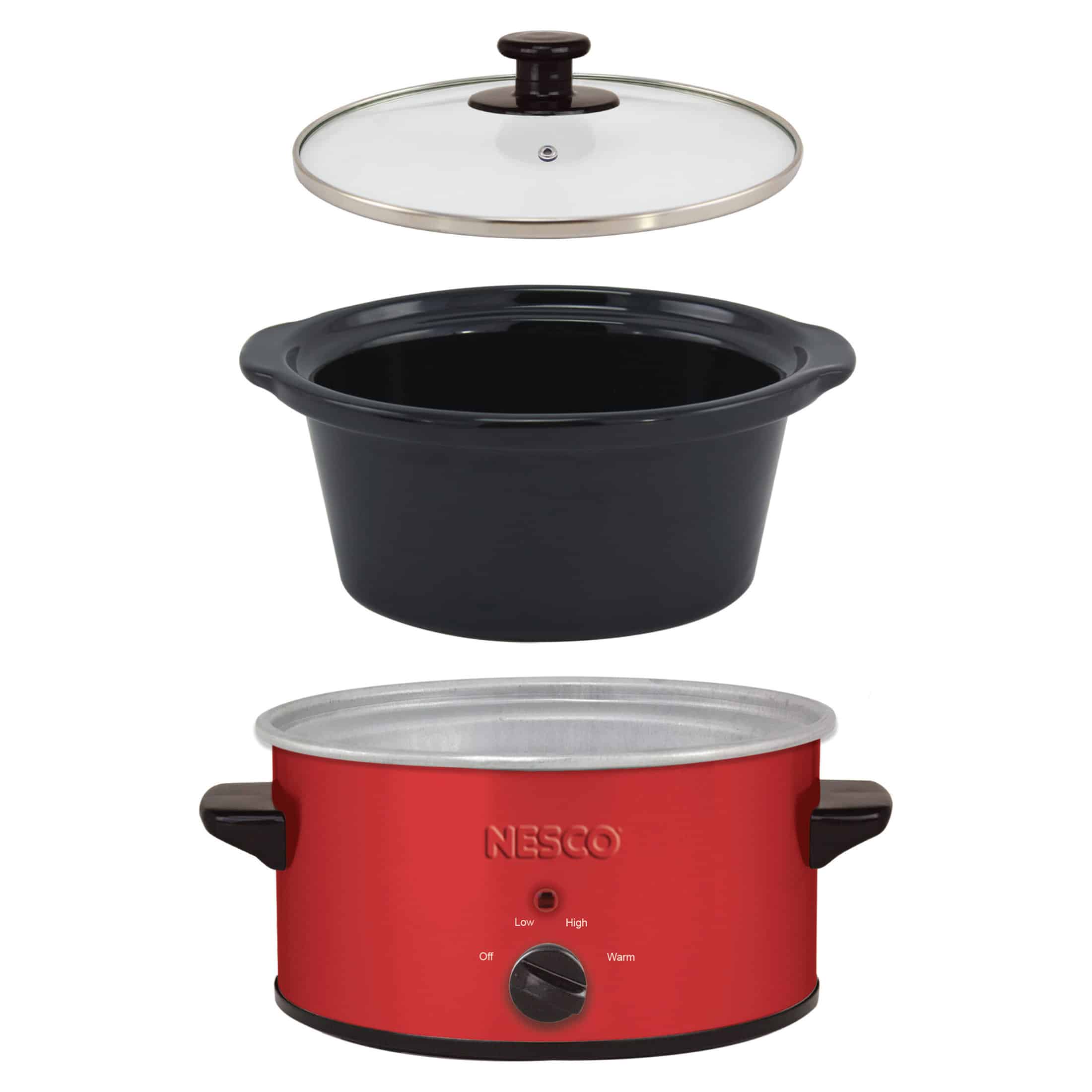 1.5 Qt Slow Cooker (Metallic Red) | NESCO®