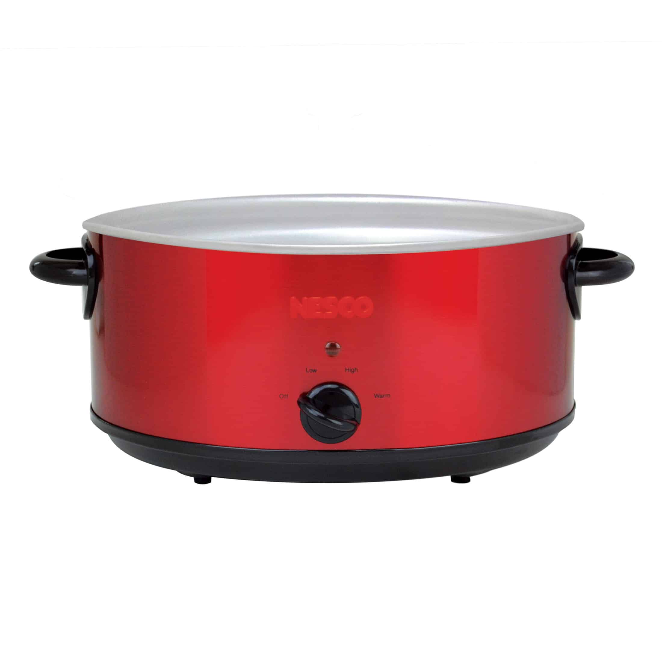 6 Qt. Analog Metallic Red Slow Cooker | NESCO®