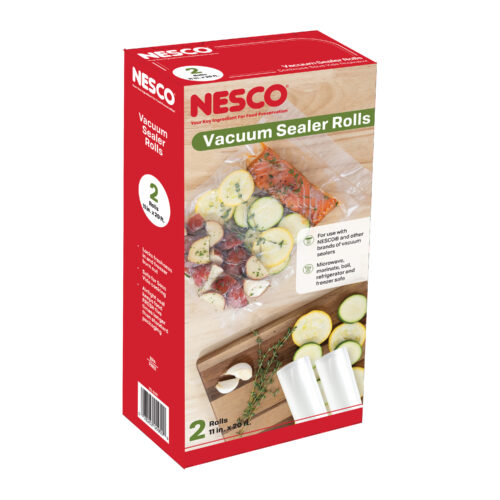 2 Vacuum Sealer Rolls (11.0″ x 19.70′) VS-04R