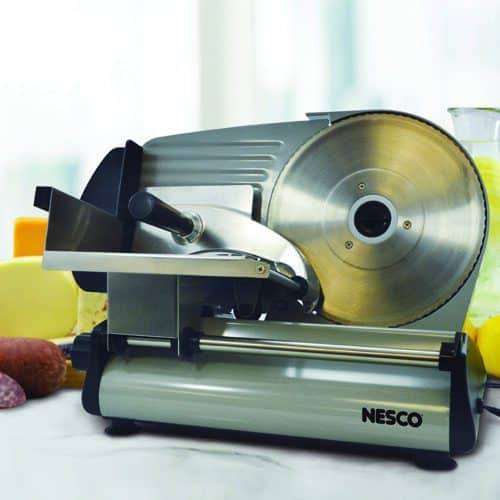 FS-250 180 Watt Food Slicer With 8.7" Blade Lifestyle