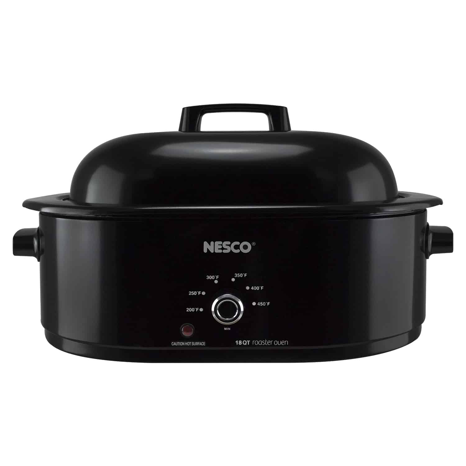 NESCO HUGE 18 QT Slow Cook Roaster Bake Steam Porcelain Crockpot 4208-14  Oven for sale online