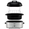 18 Qt. Stainless Steel Roaster Oven Porcelain Cookwell