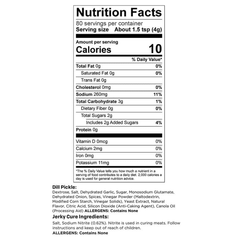 Dill Pickle Jerky Seasoning NESCO®