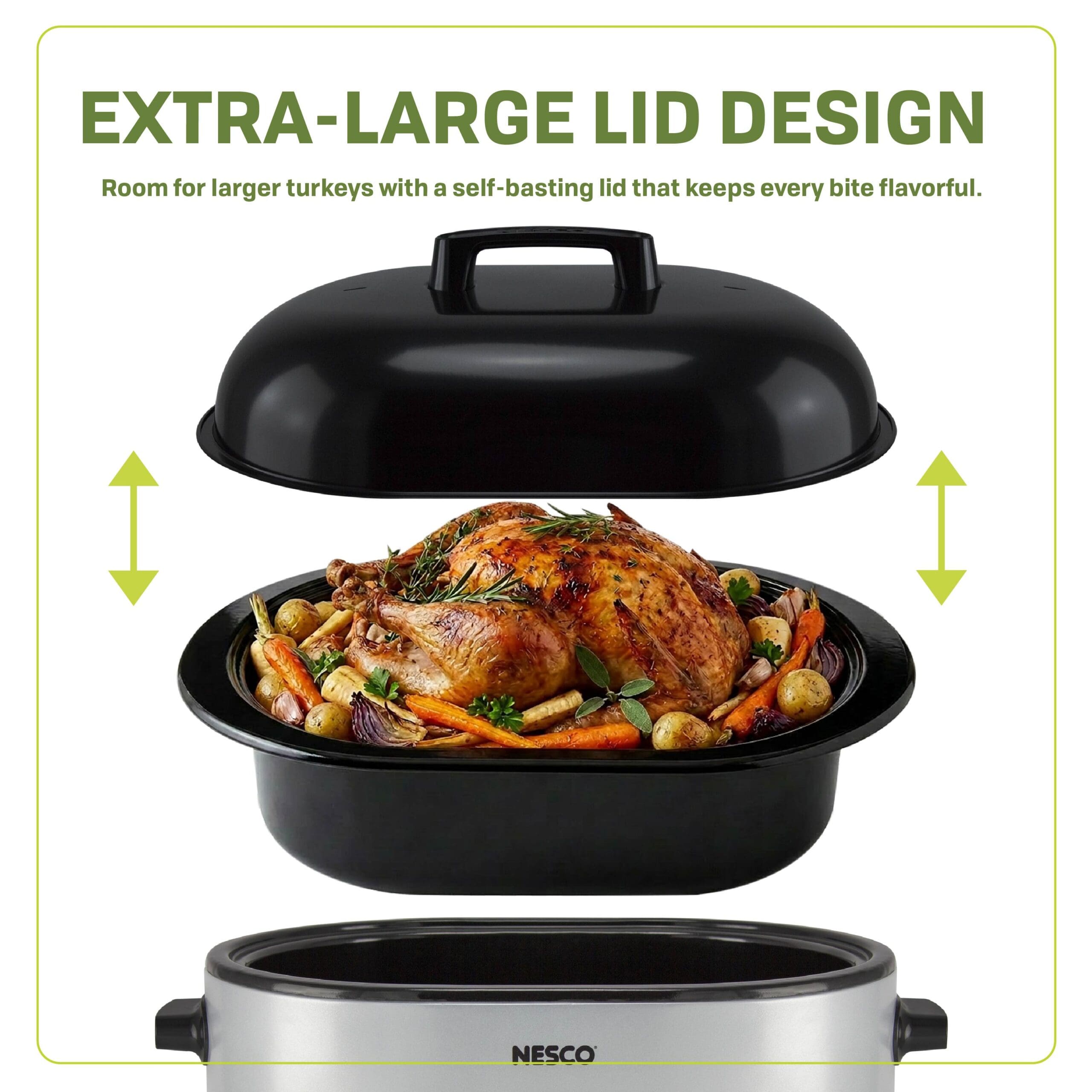 18 Qt. Stainless Steel Roaster Oven MWR18-47 - Image 4