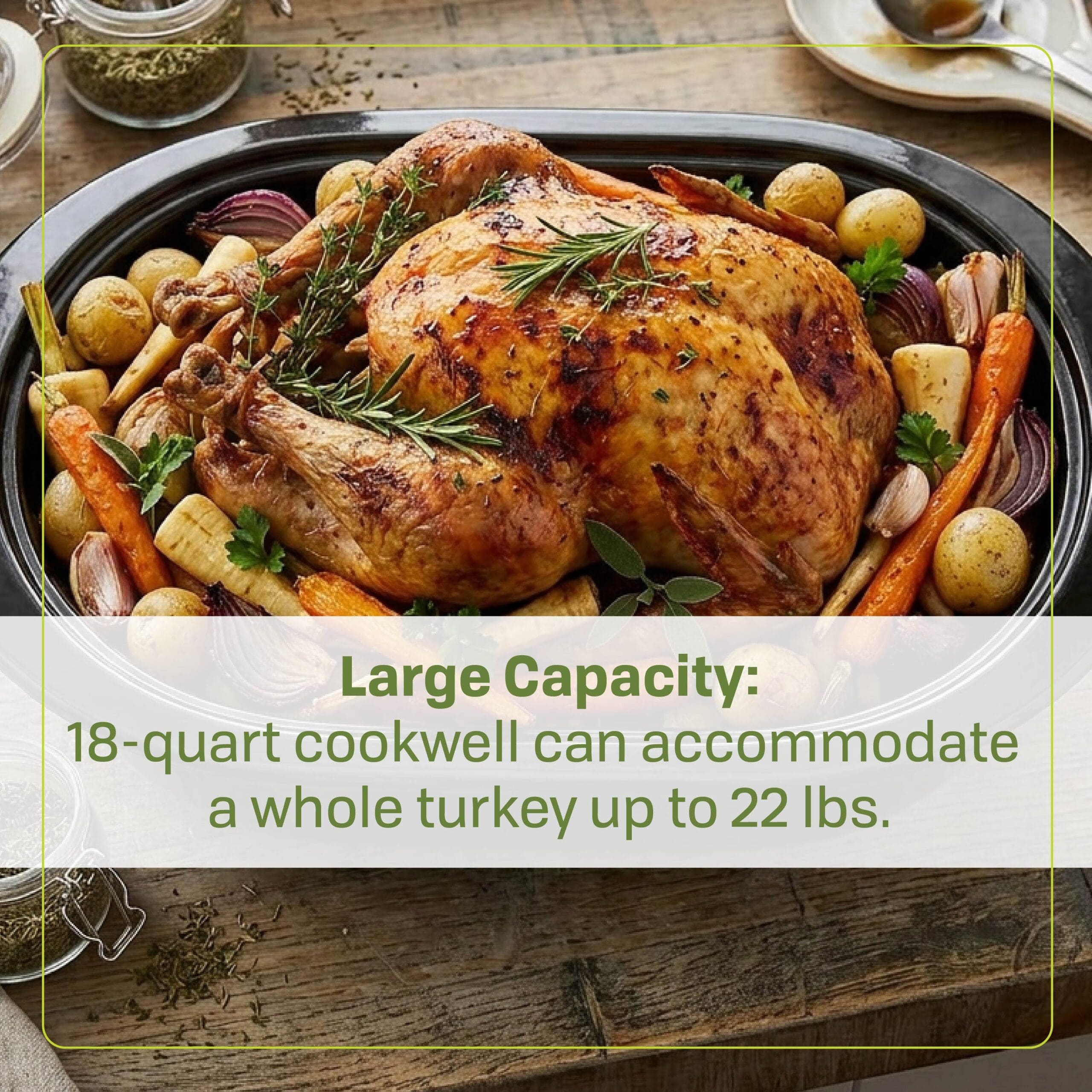 18 Qt. Stainless Steel Roaster Oven MWR18-47 - Image 6