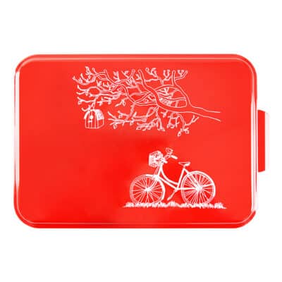 NCP-B-8 Red Bicycle Cake Pan Main