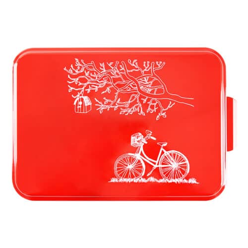 Red Bicycle Cake Pan