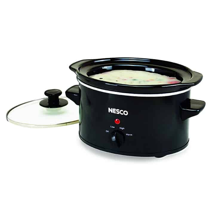 Nesco SC-150R 1.5-Quart Oval Slow Cooker (Metallic Red)