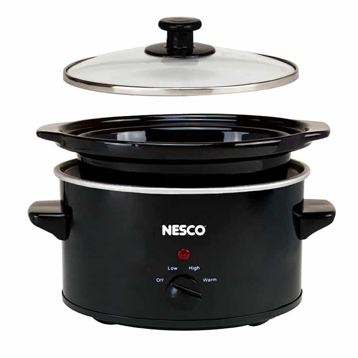 Nesco 4-Quart Slow Cooker | Stainless Steel