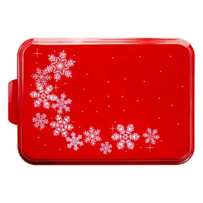 NCP-BB-8 Red Snowflake 9x13 Cake Pan Main