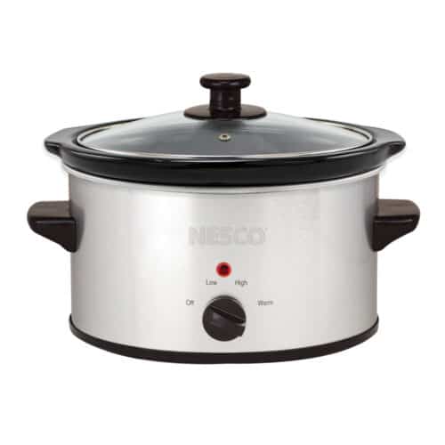 NESCO 18-Qt. 1,450-Watt Roaster with Porcelain Cookwell, White, MWR18-14 -  AliExpress