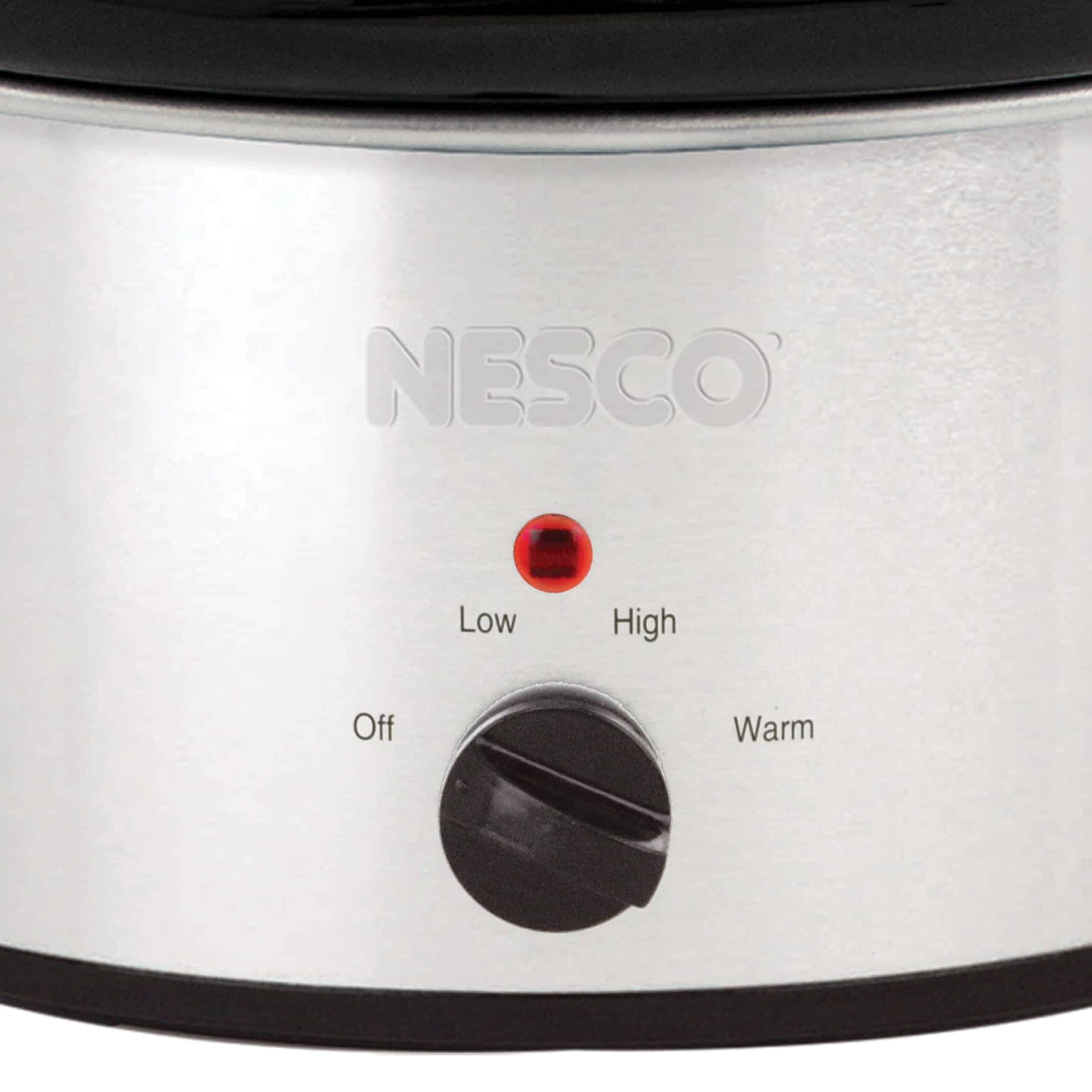 Nesco 18-Quart Ivory Rectangle Slow Cooker at