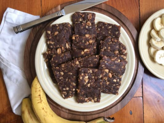 Peanut Butter And Banana Graham Bars