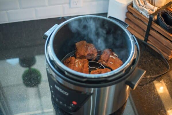 Ribs In NESCO Pressure Cooker