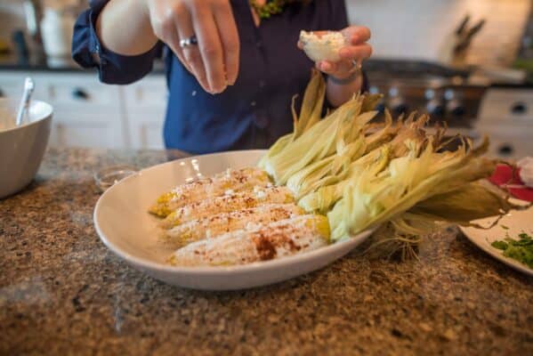 Mexican Street Corn With Cotija Cheese 
