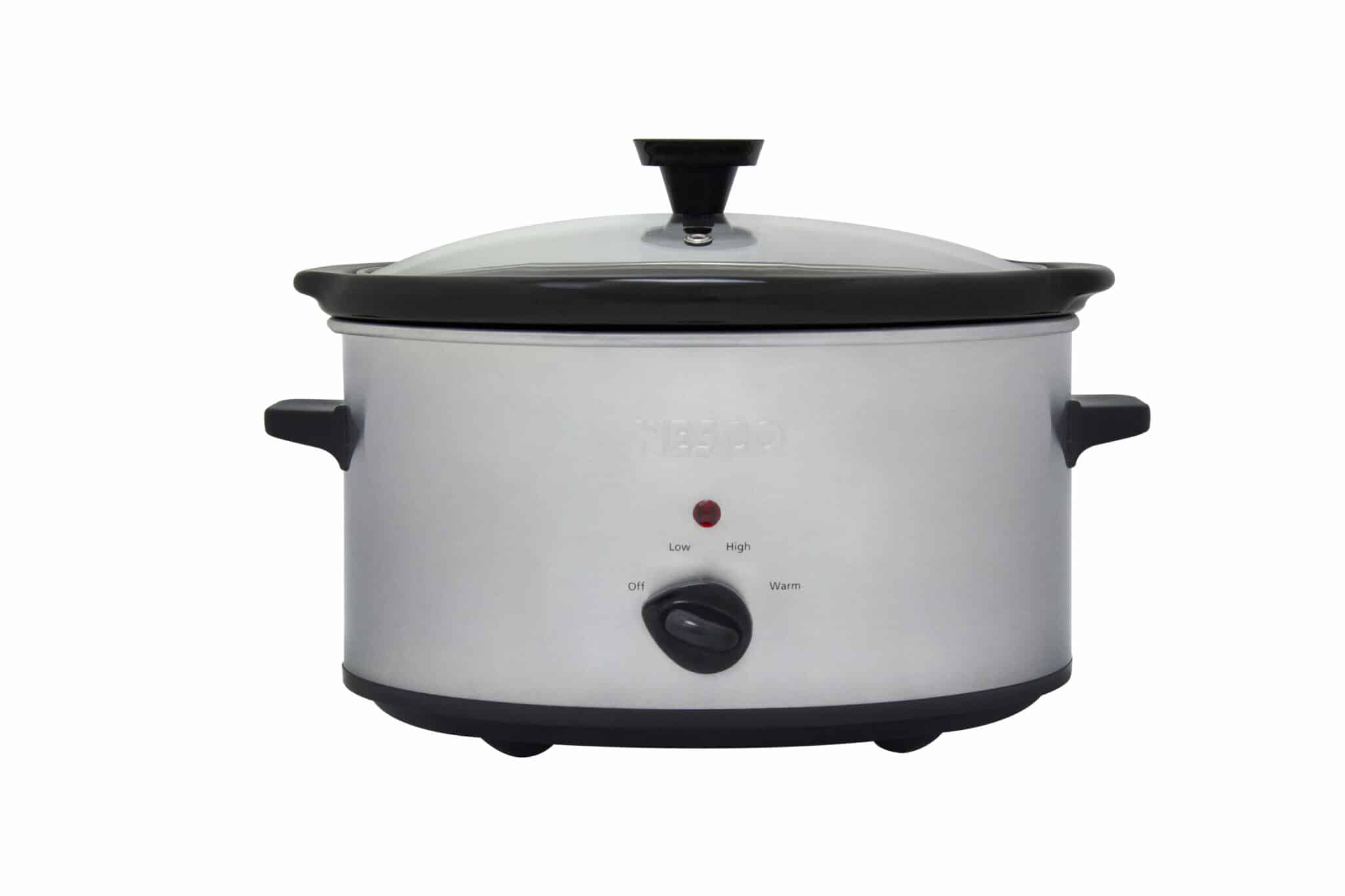 3 qt Stainless Steel Round Slow Cooker