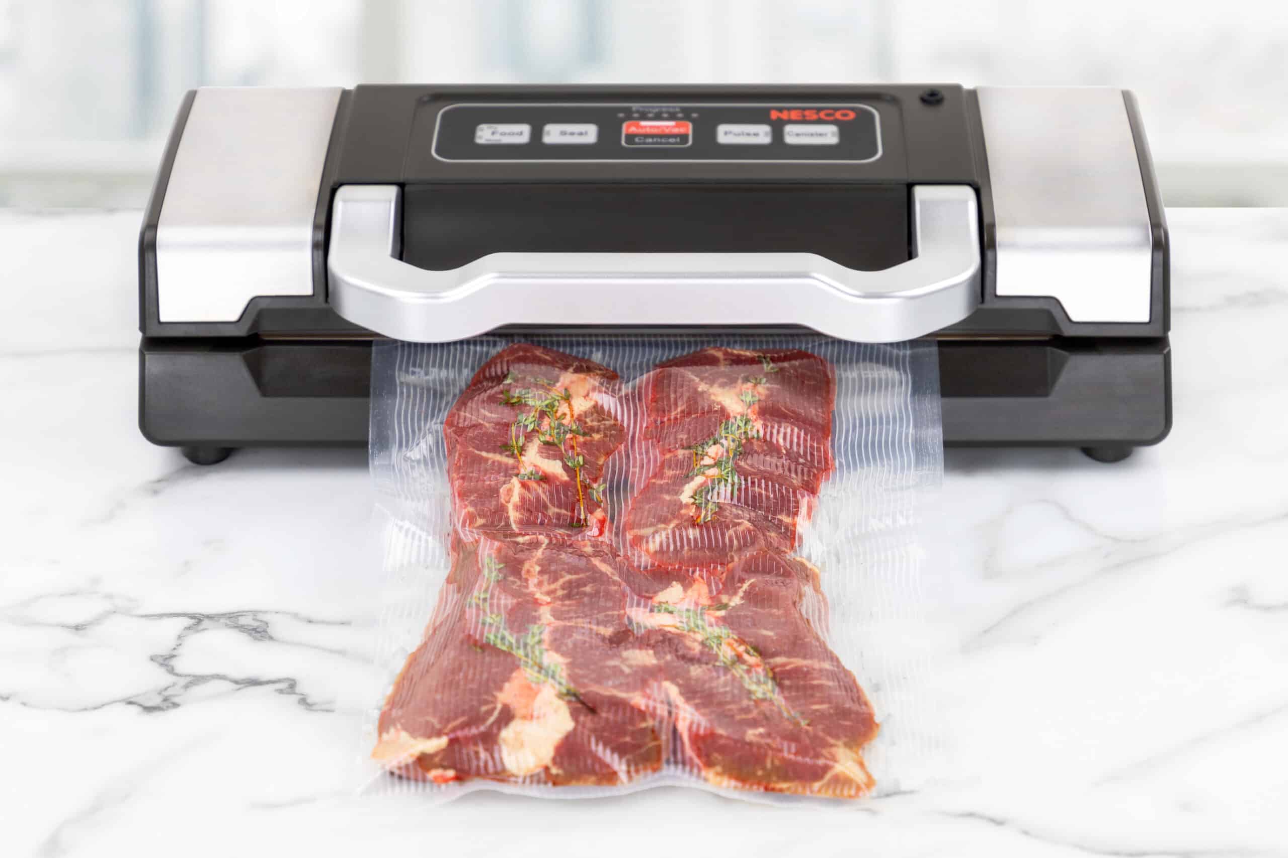 Nesco Vs-09 Deluxe Vacuum Sealer, One Touch, Fully Automatic