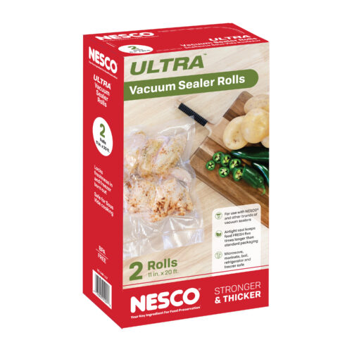 2 ULTRA Vacuum Sealer Rolls (11″ x 20′) VS-04R-ULT