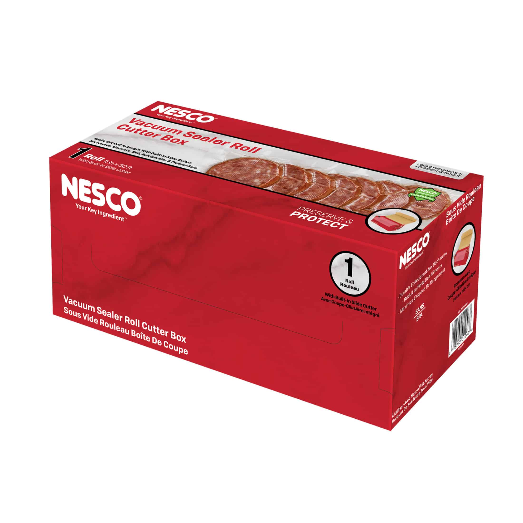 Nesco 110W Vacuum Sealer with 11 x 16 & 8 x12 Bags 