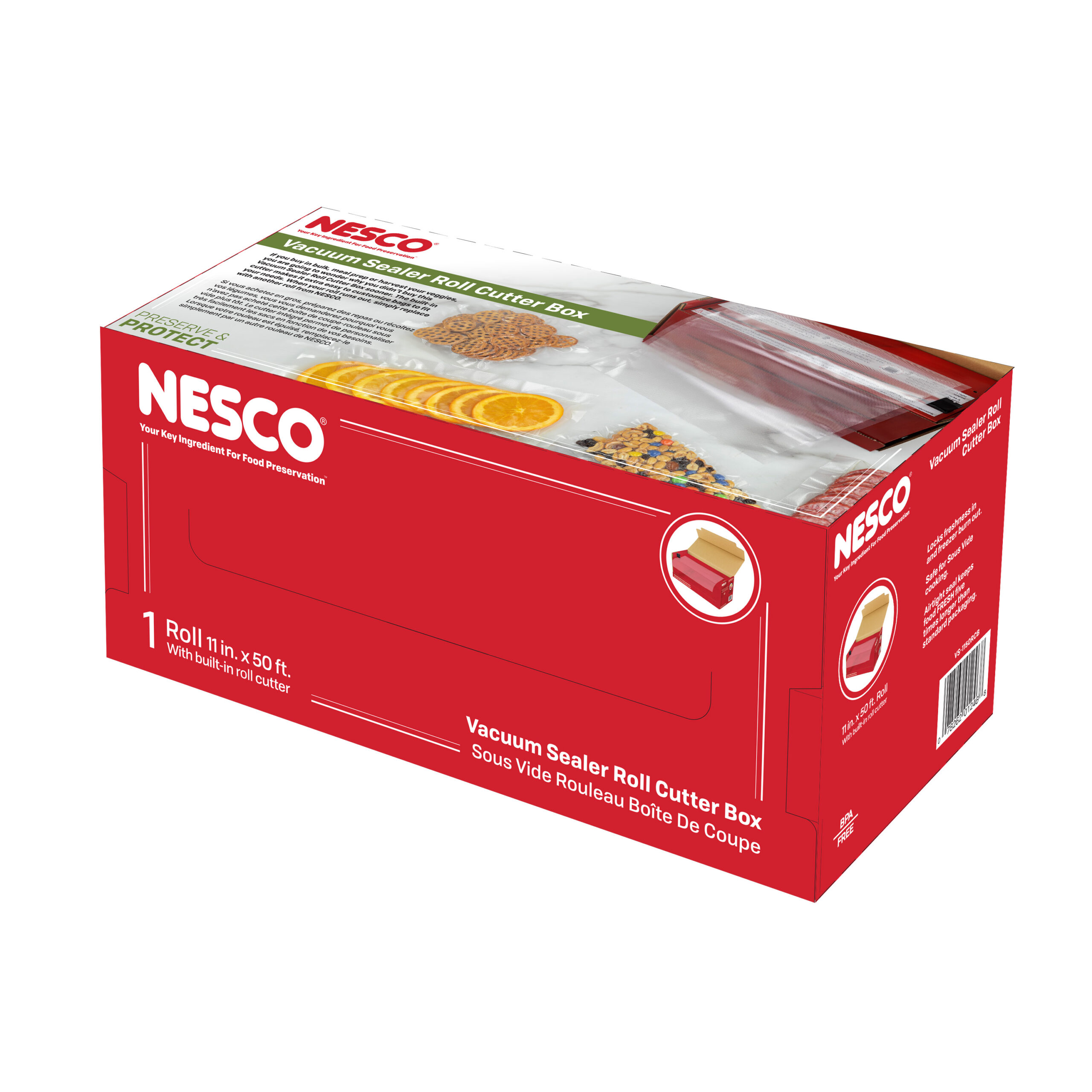 Vacuum Sealer Roll Cutter Box (11'' x 50') VS-1150RCB - Image 2