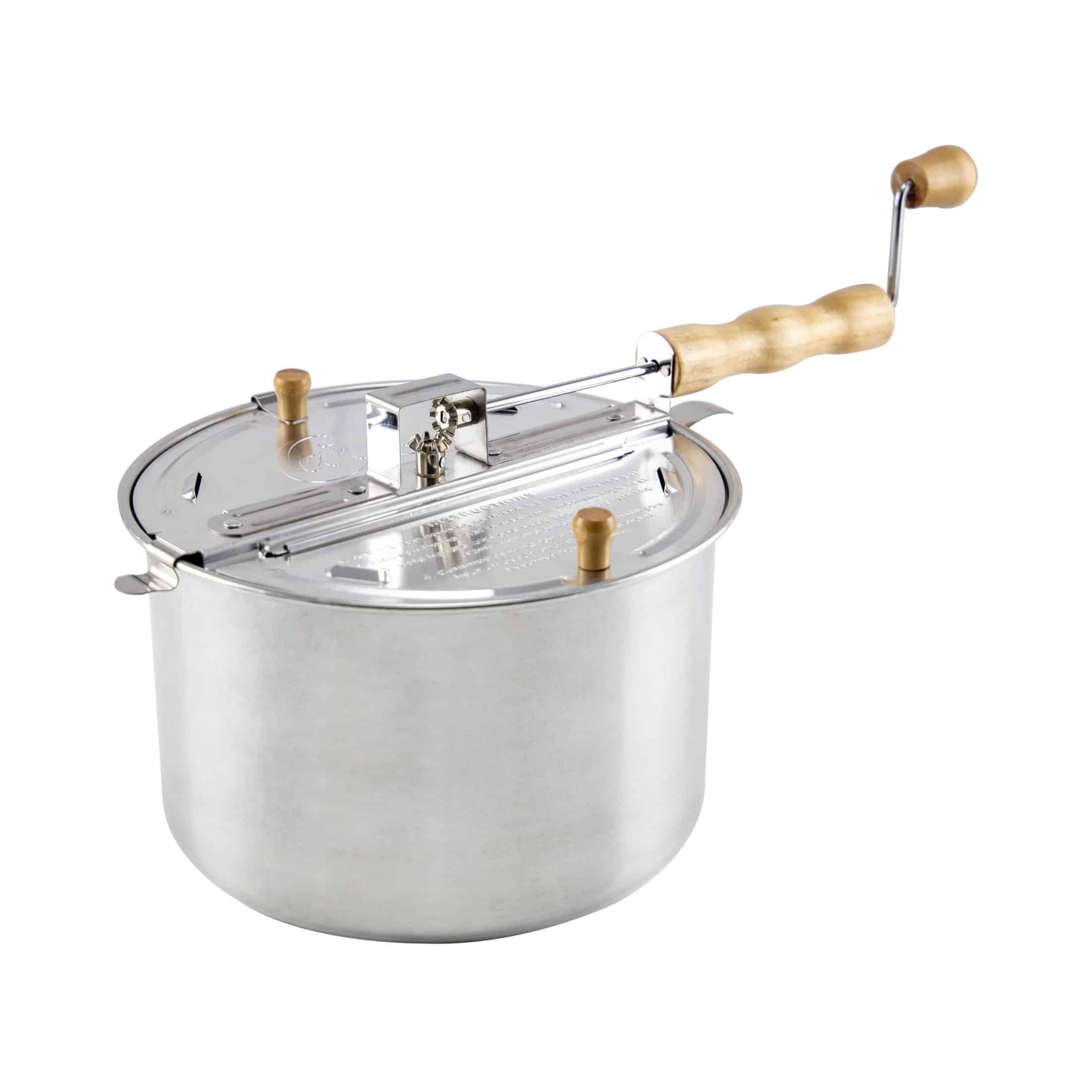 Whirley Pop Shop  Stainless Steel Whirley-Pop Stovetop Popcorn