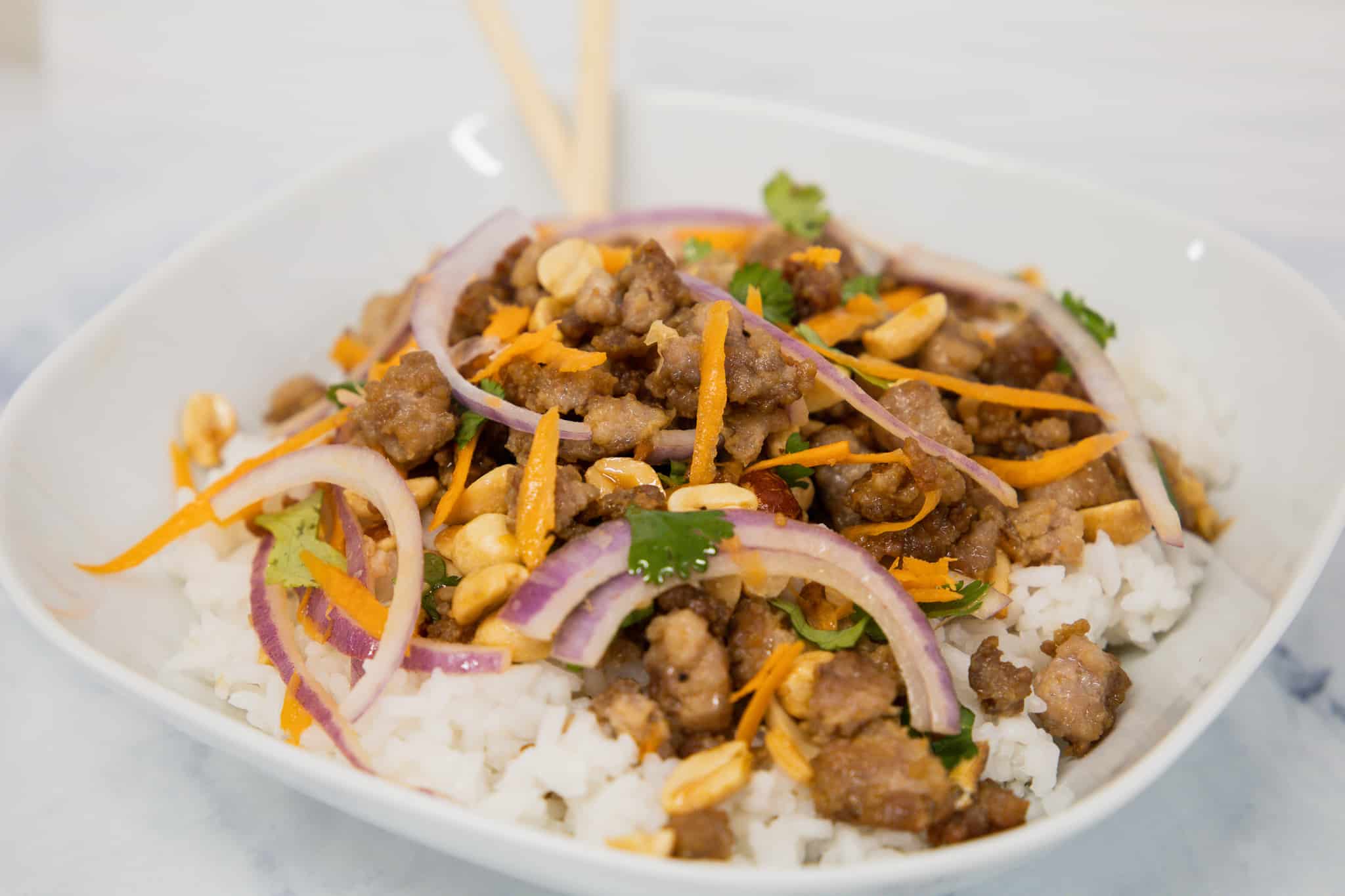 Read more about the article Nam Sod (Thai Pork Salad)