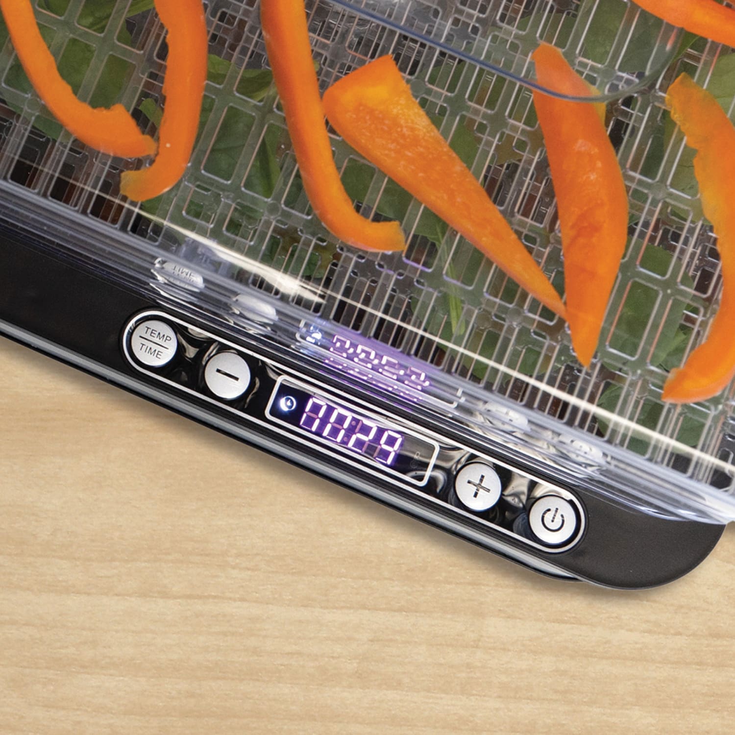 Digital 5 Rectangular Clear Tray Dehydrator FD-5TC - Image 7