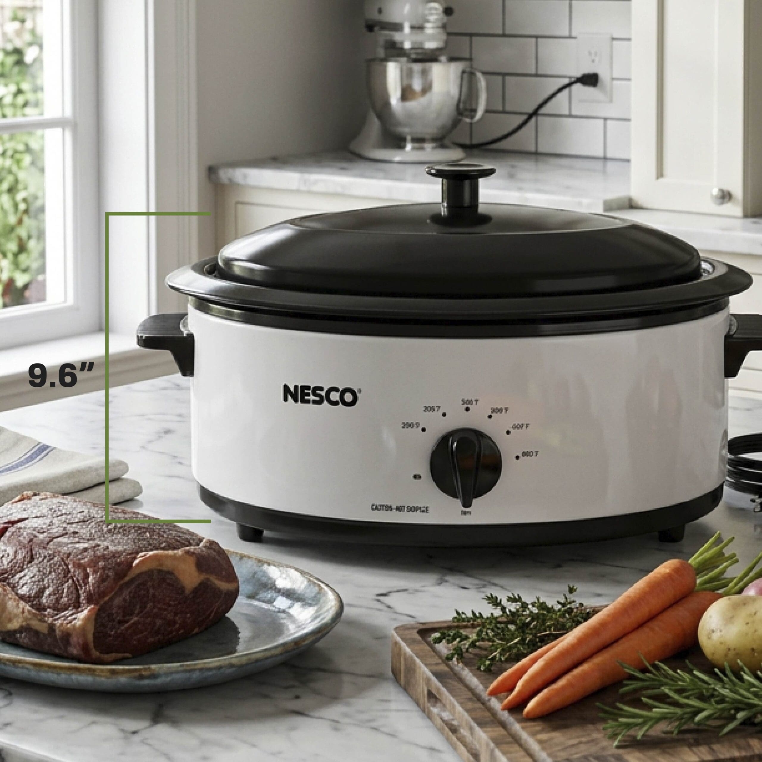 6 Qt. White Roaster 4816-14 - Image 5