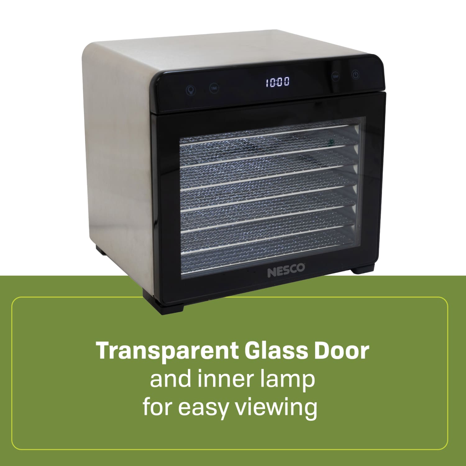 8-Tray Stainless Steel Dehydrator - Image 3