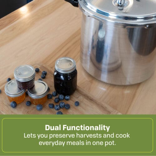 Manual Pressure Canner – 17 Quart MPC-16QT