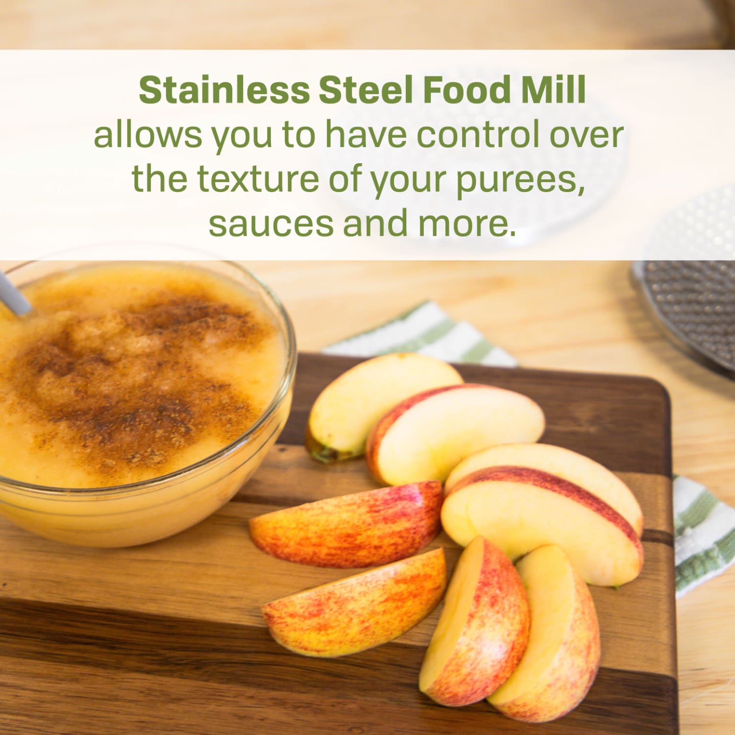 Stainless Steel Food Mill SSFM-1QT - Image 6